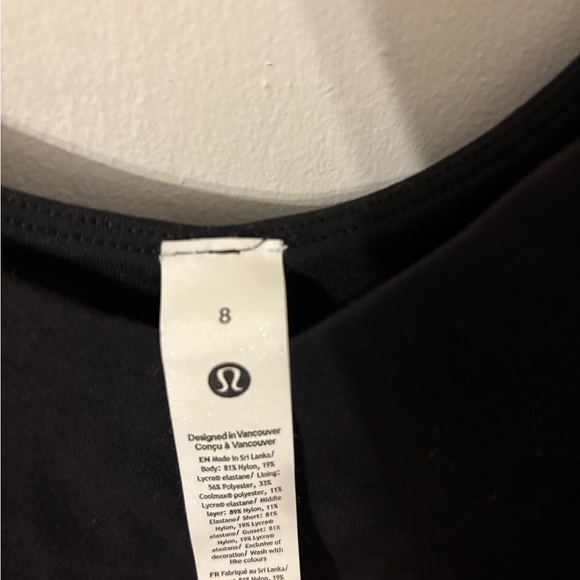 Lululemon Align dress size 8 Black - Picture 4 of 8